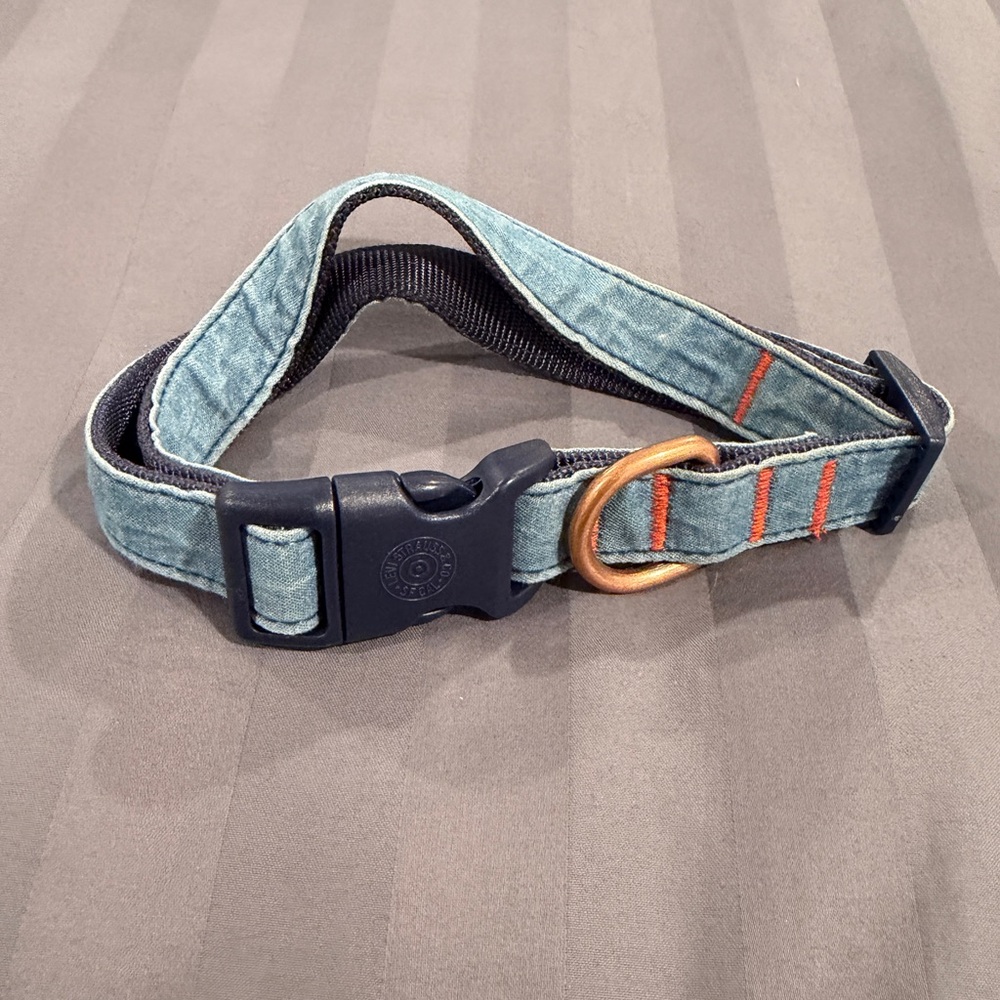 Levi for Target denim dog collar Blue - Large